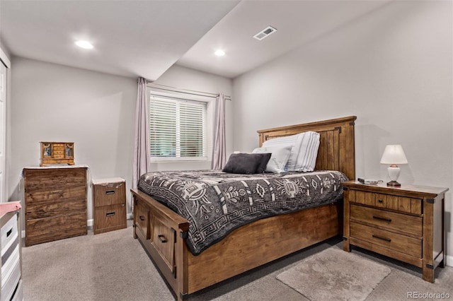 6990 E 132nd Pl, Thornton, CO 80602 - bedroom featuring light colored carpet and recessed lighting