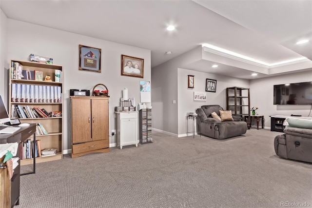 6990 E 132nd Pl, Thornton, CO 80602 - carpeted living area featuring recessed lighting