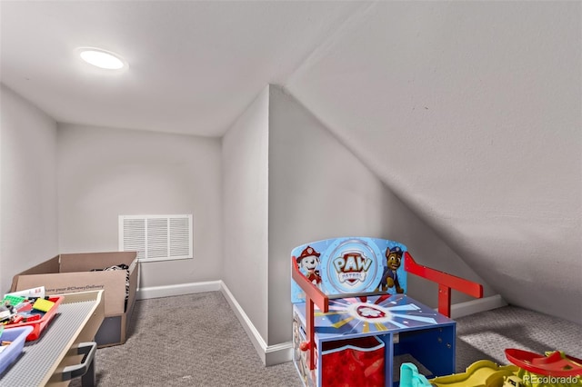 6990 E 132nd Pl, Thornton, CO 80602 - rec room with carpet flooring and lofted ceiling