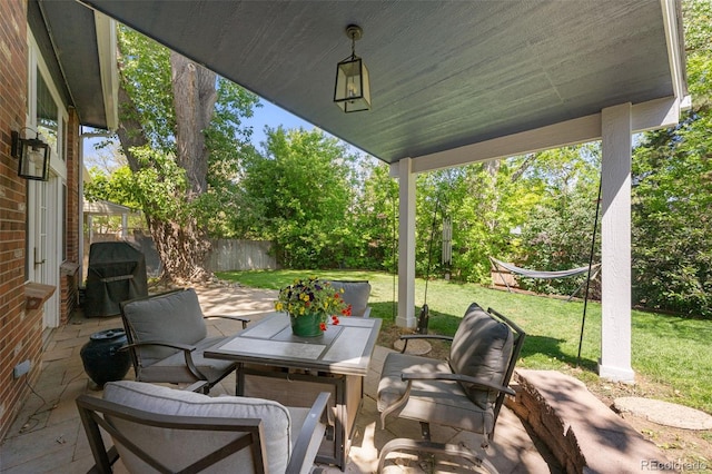 3767 E Phillips Cir, Centennial, CO 80122 - view of patio / terrace featuring grilling area
