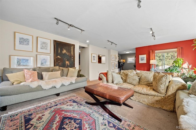 2041 Virginia St, Idaho Springs, CO 80452 - living room with track lighting and carpet