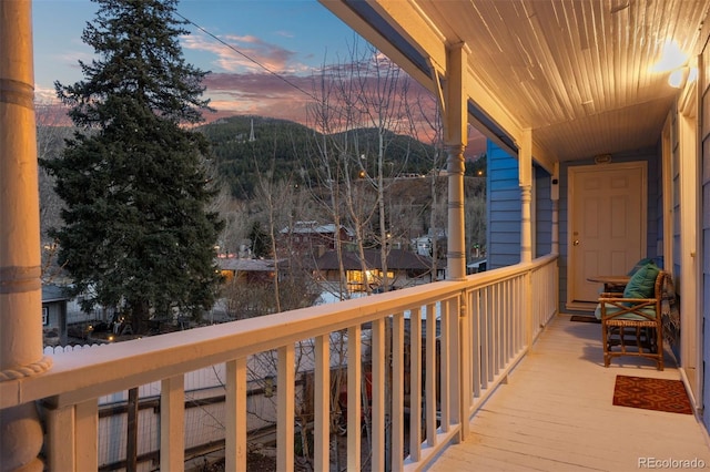 2041 Virginia St, Idaho Springs, CO 80452 - balcony with a mountain view