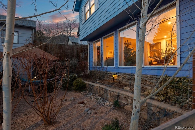 2041 Virginia St, Idaho Springs, CO 80452 - view of property exterior featuring fence