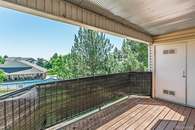 12118 W Dorado Pl Unit 206, Littleton, CO 80127 - view of wooden terrace