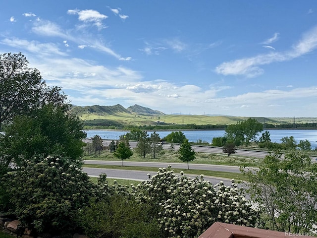 10565 Kicking Horse Dr, Littleton, CO 80125 - mountain view with a nearby body of water