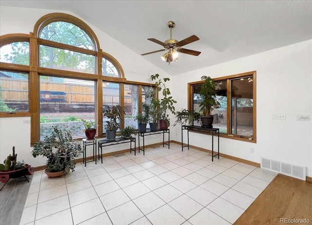 7217 S Zephyr Way, Littleton, CO 80128 - sunroom / solarium featuring vaulted ceiling