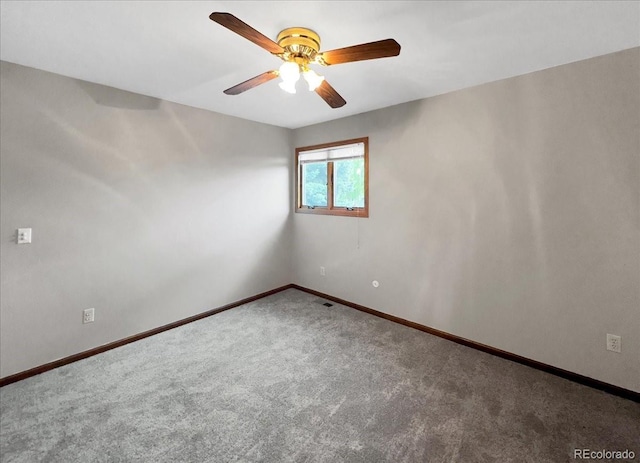 7217 S Zephyr Way, Littleton, CO 80128 - carpeted empty room featuring ceiling fan and baseboards