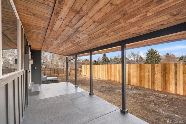 view of patio / terrace