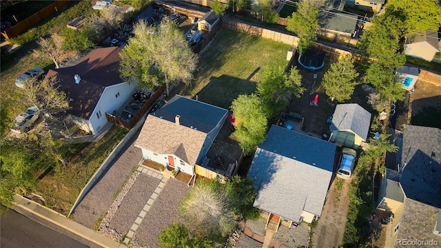134 S Quitman St, Denver, CO 80219 - aerial perspective of suburban area