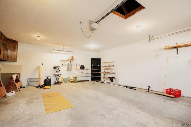 2535 W Bijou St, Colorado Springs, CO 80904 - garage featuring a garage door opener