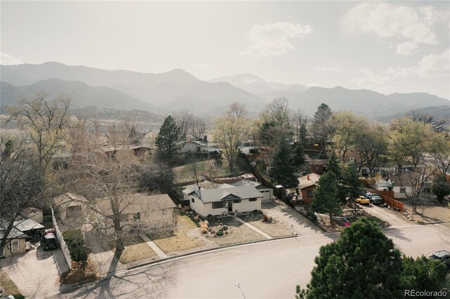 2535 W Bijou St, Colorado Springs, CO 80904 - mountain view featuring a residential view