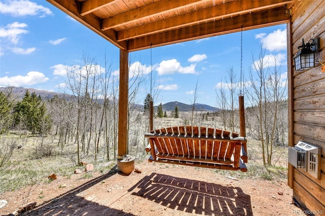 631 County Road 61, Cripple Creek, CO 80813 - view of patio featuring a mountain view