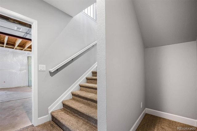 6932 E 133rd Ave, Thornton, CO 80602 - stairway with baseboards and carpet floors