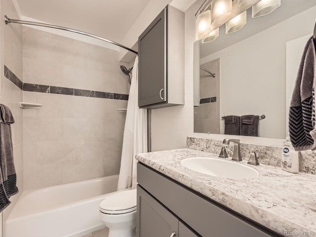 13645 E Yale Ave Unit C, Aurora, CO 80014 - full bath featuring vanity, shower / bath combination with curtain, and toilet