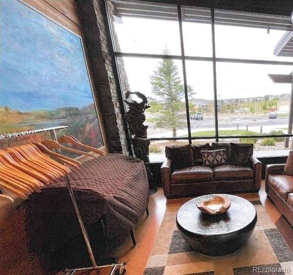 living room featuring wood finished floors