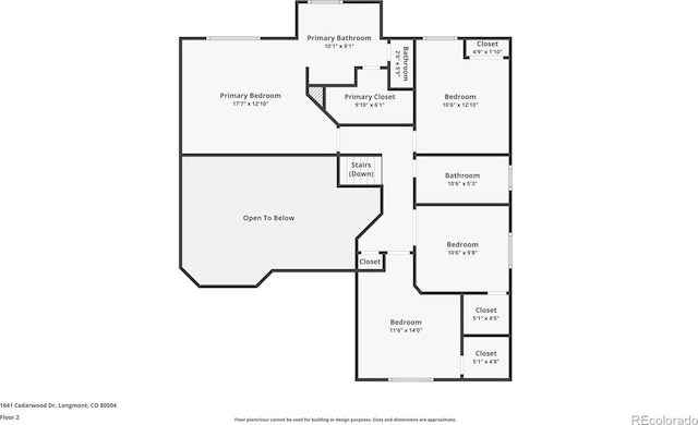 1641 Cedarwood Dr, Longmont, CO 80504 - room layout
