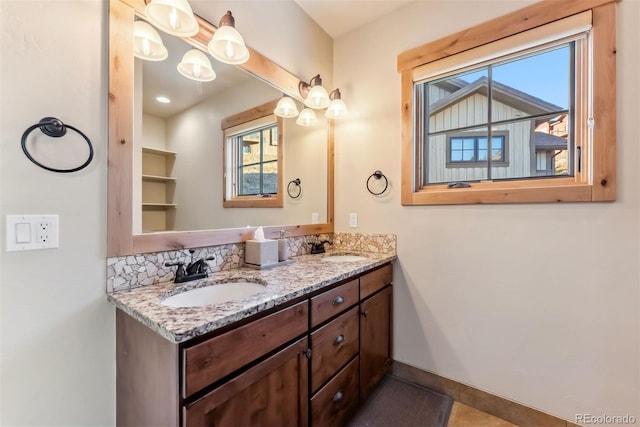 52 Buckskin Ln, Silverthorne, CO 80498 - bathroom with double vanity and healthy amount of natural light