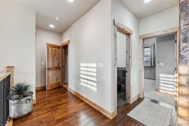 52 Buckskin Ln, Silverthorne, CO 80498 - hall with hardwood / wood-style flooring and recessed lighting