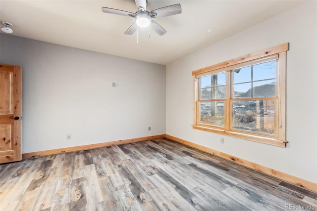 52 Buckskin Ln, Silverthorne, CO 80498 - unfurnished room with light wood-type flooring and a ceiling fan