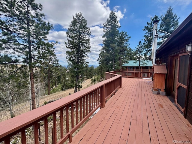 33508 Persistence Ave, Pine, CO 80470 - view of wooden deck