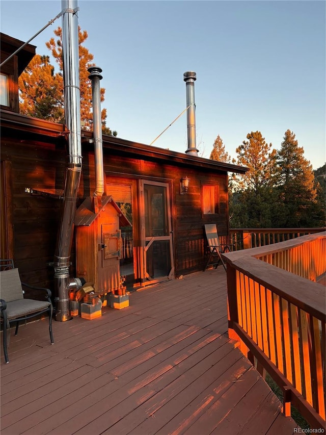 33508 Persistence Ave, Pine, CO 80470 - view of wooden deck
