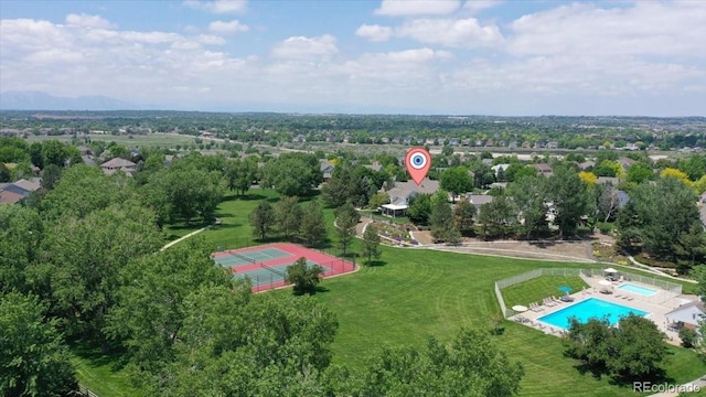 12671 Home Farm Ln, Westminster, CO 80234 - aerial view of a pool
