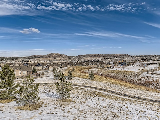 view of mountain feature