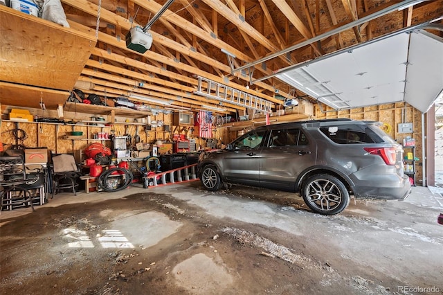 266 Lodgepole Dr, Evergreen, CO 80439 - garage with a garage door opener