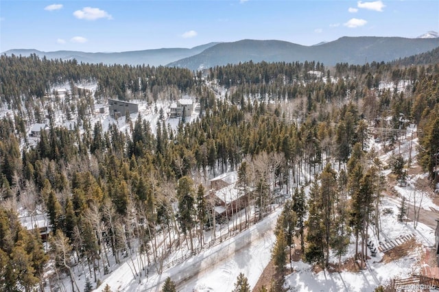 266 Lodgepole Dr, Evergreen, CO 80439 - view of mountain feature featuring a view of trees