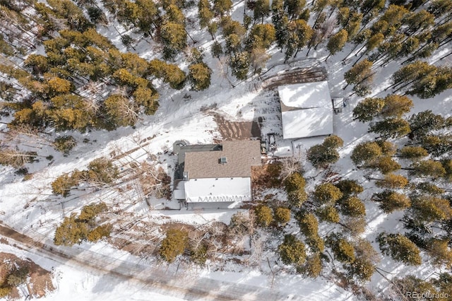 266 Lodgepole Dr, Evergreen, CO 80439 - view of snowy aerial view