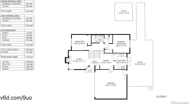 1265 Iris Ct, Highlands Ranch, CO 80126 - property floor plan