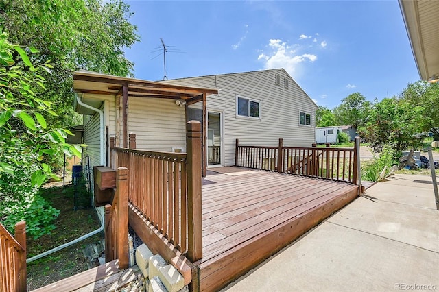 3145 S Bryant St, Sheridan, CO 80110 - view of wooden deck