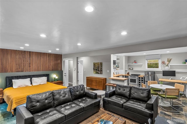 6549 Modoc Ln, Evergreen, CO 80439 - living area with recessed lighting