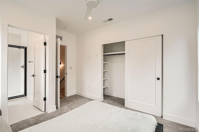 115 W 2nd Ave Unit 101, Denver, CO 80223 - unfurnished bedroom featuring light carpet and a closet