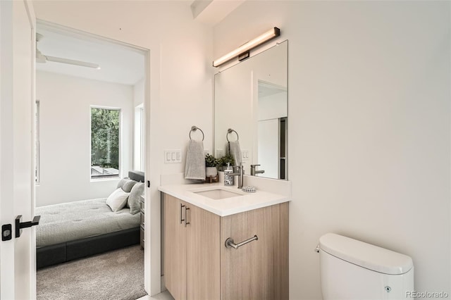 115 W 2nd Ave Unit 101, Denver, CO 80223 - bathroom with vanity and toilet