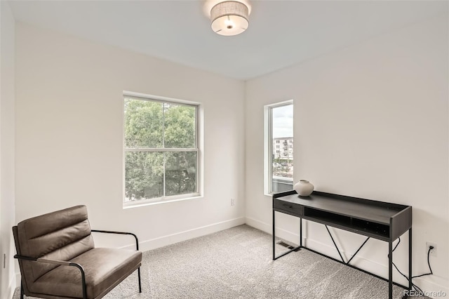 115 W 2nd Ave Unit 101, Denver, CO 80223 - sitting room with baseboards and carpet floors