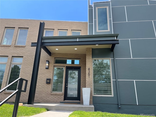 4351 Yates St, Denver, CO 80212 - view of exterior entry featuring brick siding