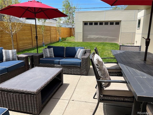 4351 Yates St, Denver, CO 80212 - view of patio / terrace with outdoor dining space and outdoor lounge area