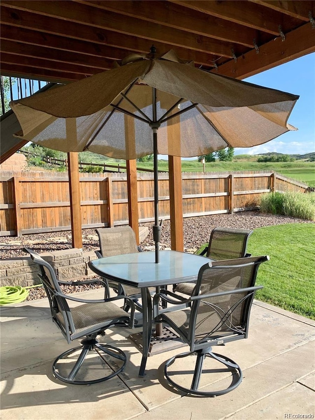 view of patio / terrace