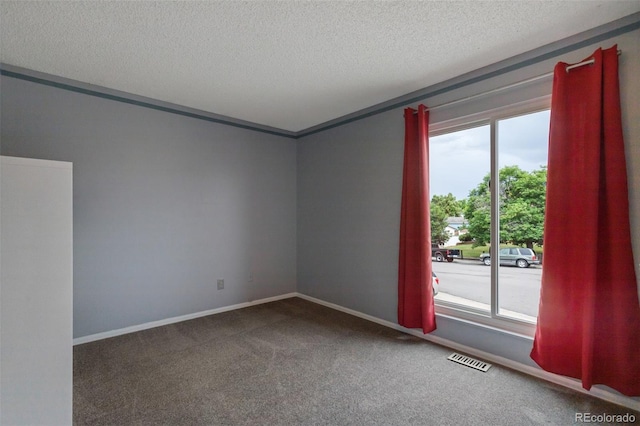 2493 S Kalispell Cir, Aurora, CO 80013 - carpeted empty room featuring a textured ceiling and baseboards