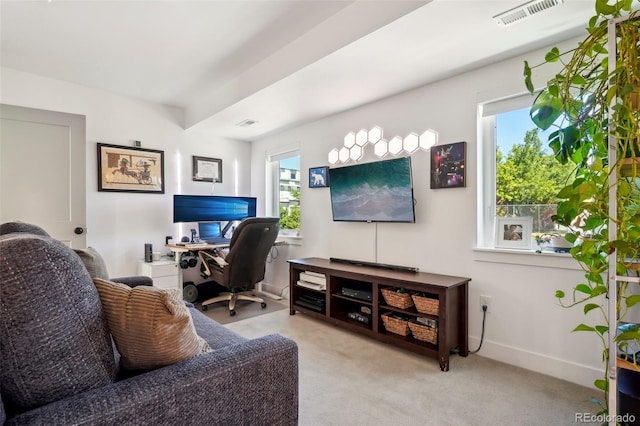 1299 Newton St, Denver, CO 80204 - office area with carpet floors and baseboards