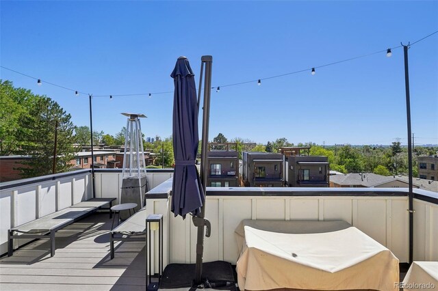 1299 Newton St, Denver, CO 80204 - view of wooden deck