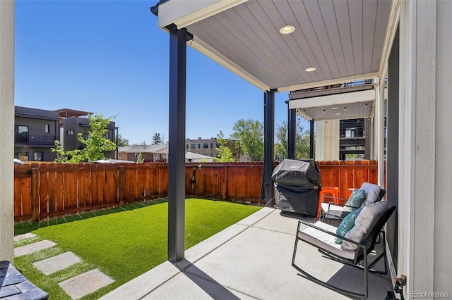 1299 Newton St, Denver, CO 80204 - view of patio / terrace with area for grilling