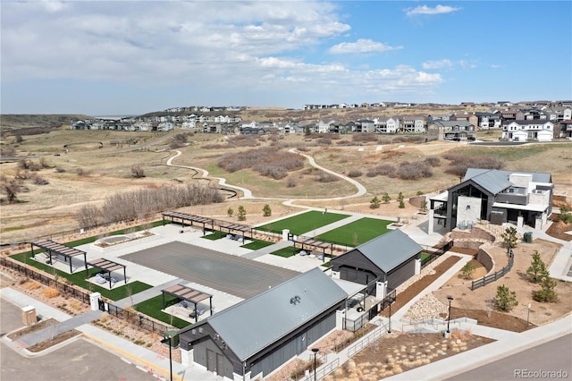 birds eye view of property featuring a residential view