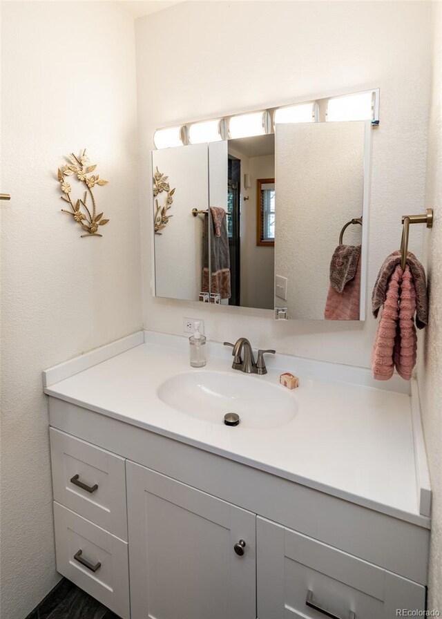 630 Rock Creek Mesa Rd, Colorado Springs, CO 80926 - bathroom featuring vanity