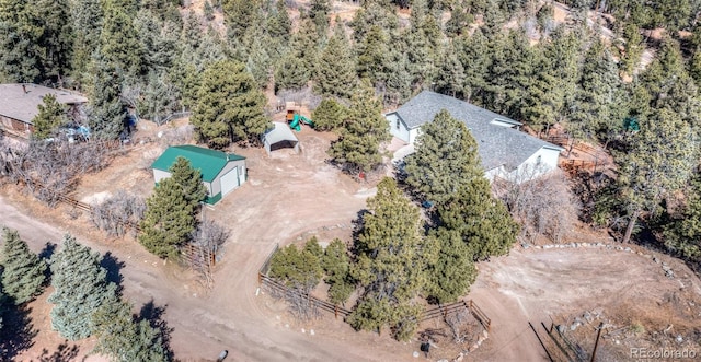 630 Rock Creek Mesa Rd, Colorado Springs, CO 80926 - birds eye view of property