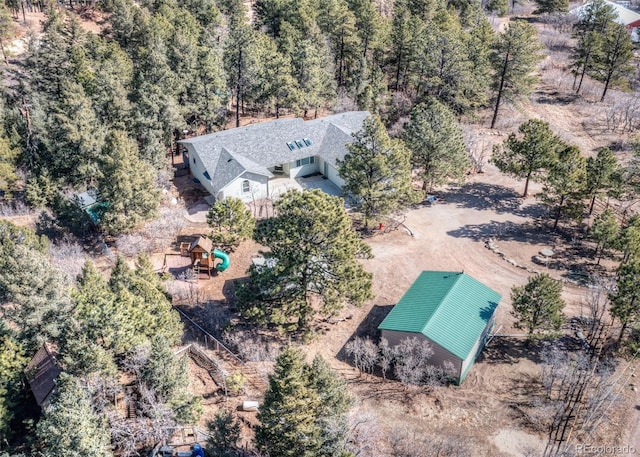 630 Rock Creek Mesa Rd, Colorado Springs, CO 80926 - bird's eye view