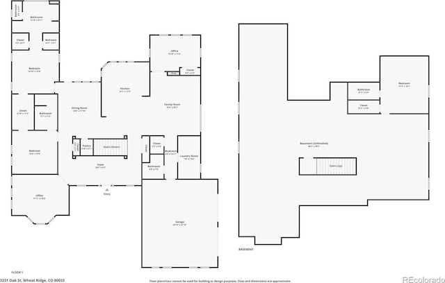 3231 Oak St, Wheat Ridge, CO 80033 - view of property floor plan