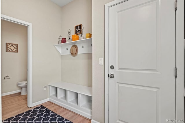 48 Mayflower Park Pl, Colorado Springs, CO 80905 - mudroom with wood finished floors and baseboards