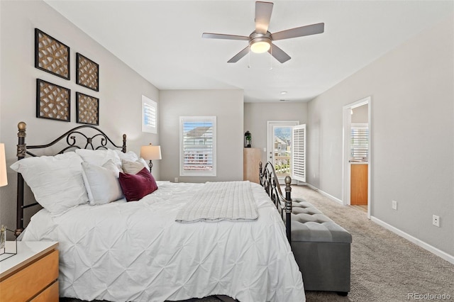 48 Mayflower Park Pl, Colorado Springs, CO 80905 - bedroom with carpet and ceiling fan